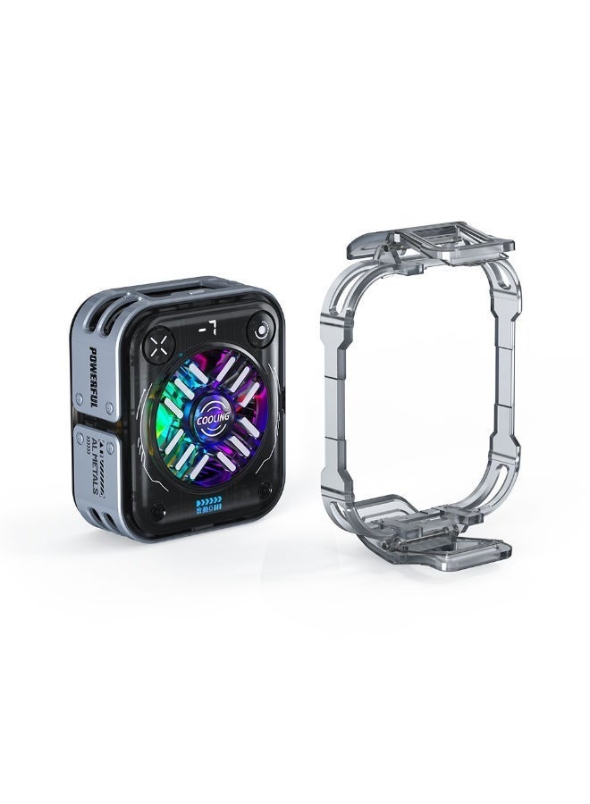 Phone/Tablet Cooler – 30W Ultra-Cooling Gaming Fan with Graphene Heatsink, Magnetic Mount & Clip – Cooling Fan For Smartphones, Tablets, iPad & Steam Deck (Perfect for PUBG Mobile, COD & More) - Image 1